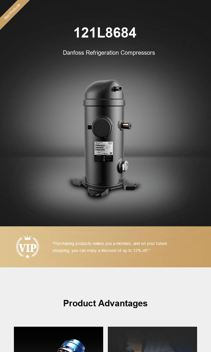 Danfoss Compressor 121L8684, technical parameters pdf, structure diagram